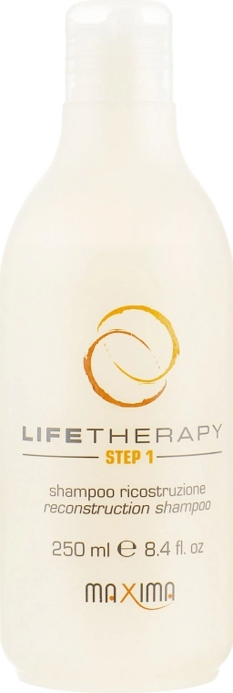 Maxima Відновлюючий шампунь Life Therapy Step 1 Reconstruction Shampoo - фото N1