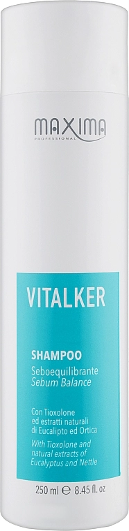 Maxima Шампунь для жирного волосся Vitalker Shampoo Antigrasso - фото N1