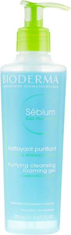 Bioderma Гель для умивання Sebium Gel Moussant Purifying and Foaming Gel - фото N1