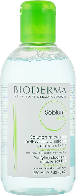 Bioderma Мицеллярный лосьон Sebium H2O Micellaire Solution - фото N3