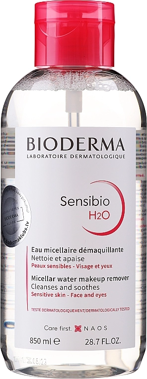 Bioderma Мицеллярная жидкость Sensibio H2O Micellaire Solution - фото N2