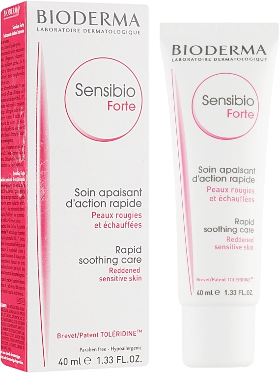 Bioderma Крем для чувствительной кожи лица Sensibio Forte Reddened Sensitive Skin - фото N2