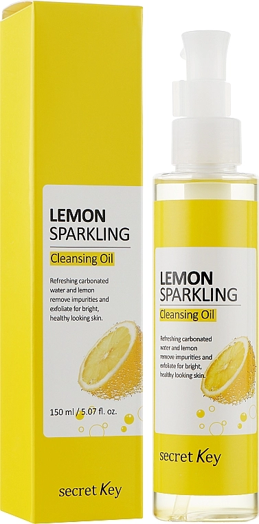 Secret Key Лимонна гідрофільна олія Lemon Sparkling Cleansing Oil - фото N1