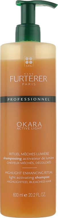 Rene Furterer Шампунь для сияния мелированных волос Okara Illuminating Light Activating Shampoo - фото N10