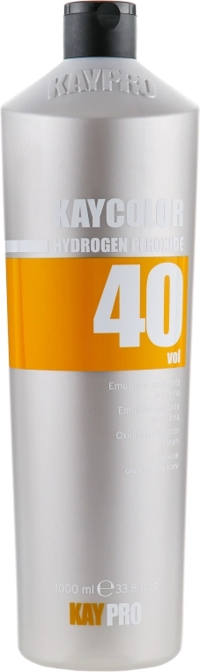 KayPro Окислитель 40VOL KayColor Hydrogen Peroxide - фото N3