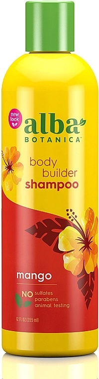 Alba Botanica Зволожуючий шампунь Natural Hawaiian Shampoo Body Builder Mango - фото N1