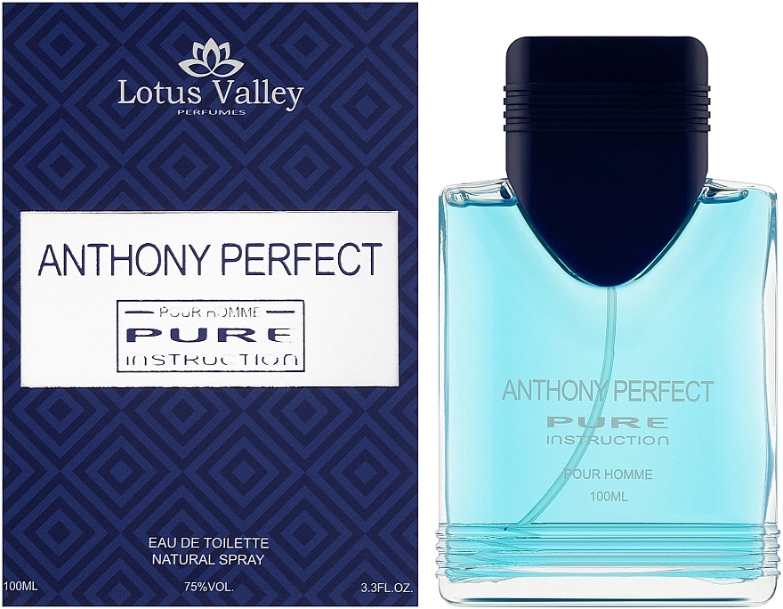 Lotus Valley Anthony Perfect Pure Instruction Pour Homme Туалетна вода - фото N2