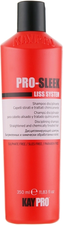 KayPro Дисциплинирующий шампунь для выпрямленных волос Pro-Sleek Liss System Shampoo - фото N1