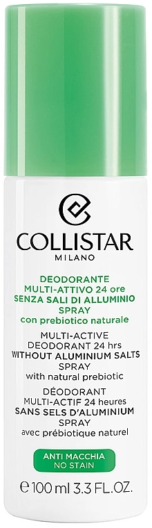 Дезодорант без солей алюмінію із натуральними пребіотиками - Collistar Multi-active Deodorant 24 Hours, 100 мл - фото N1