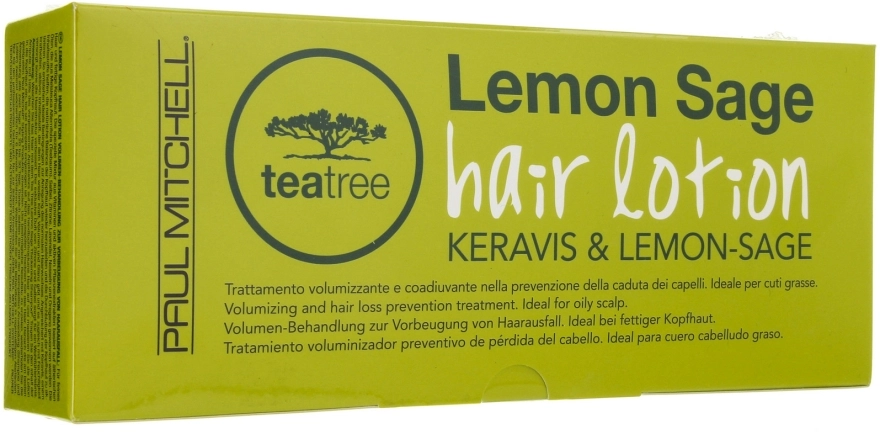 Paul Mitchell Восстанавливающий лосьон от выпадения волос с экстрактом чайного дерева и лимона Tea Tree Hair Lotion Keravis and Lemon–Sage - фото N4