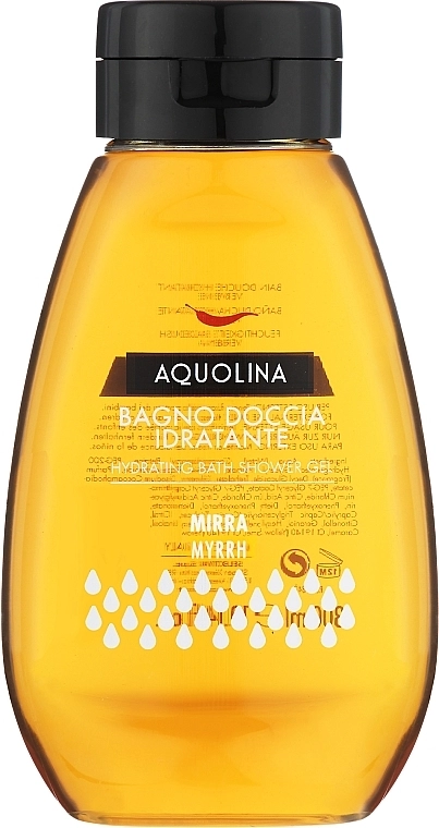 Aquolina Гель для душу Bagno Doccia Idratante Mirra Myrrh - фото N1