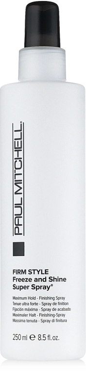 Paul Mitchell Спрей для укладки сильной фиксации "Заморозка и блеск" Firm Style Freeze & Shine Super Spray - фото N1