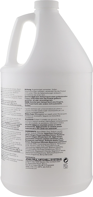 Paul Mitchell Шампунь для додання обсягу для щоденного застосування Extra-Body Daily Shampoo - фото N2