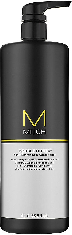 Paul Mitchell Шампунь та кондиціонер 2 в 1 Mitch Double Hitter 2 in 1 Shampoo & Conditioner - фото N2