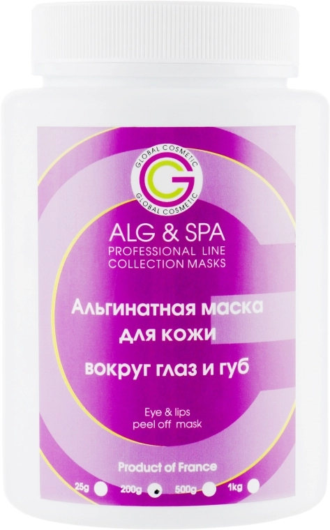 ALG & SPA Альгинатная маска для кожи вокруг глаз и губ Professional Line Collection Masks Eye and Lips Peel off Mask - фото N4