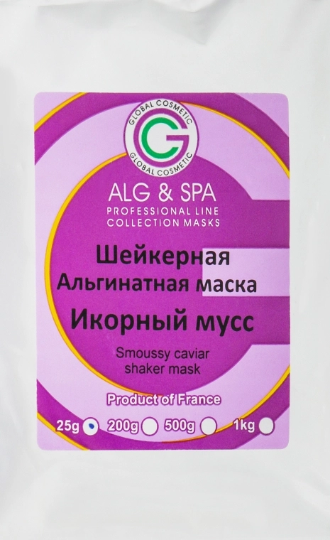 ALG & SPA Шейкерная альгинатная маска "Икорный мусс" Professional Line Collection Masks Smoussy Caviar Shaker Mask - фото N1