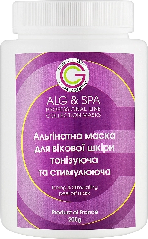 ALG & SPA Альгінатна маска "Тонізувальна і стимулювальна для вікової шкіри" Professional Line Collection Masks Tonic and Stimulating Peel off Mask - фото N1