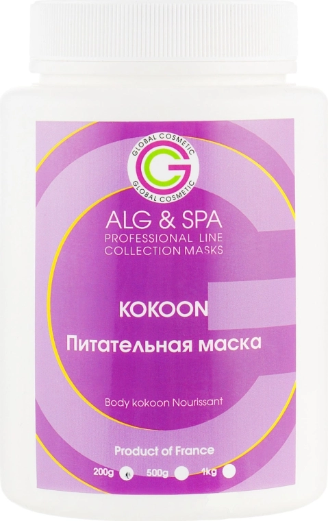 ALG & SPA Маска питательная “Kokoon” Professional Line Collection Masks Body Kokoon Nourissan - фото N1