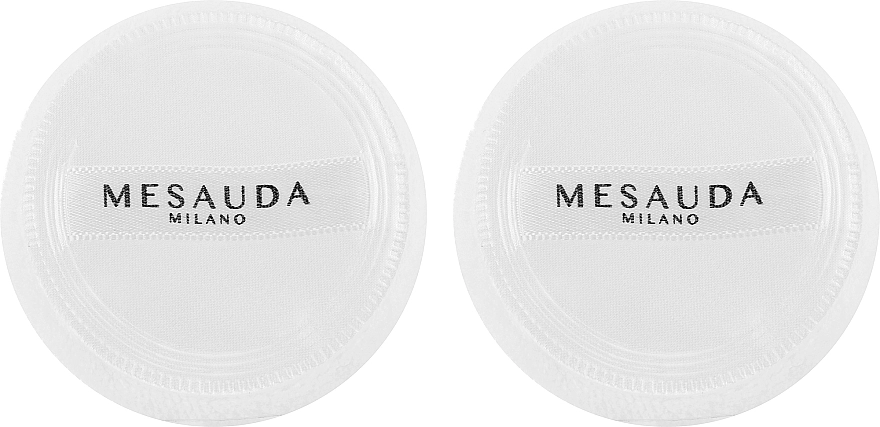 Mesauda Milano Спонж круглий для нанесення тональних засобів Round Cotton Puff Sponge - фото N1