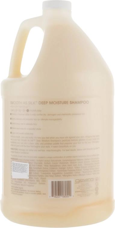 Giovanni Шампунь "Шелковый" Eco Chic Hair Care Smooth As Silk Deep Moisture Shampoo - фото N4