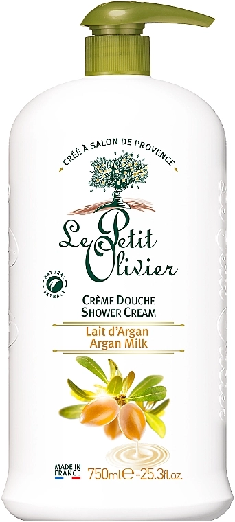 Le Petit Olivier Крем для душа "Аргановое молоко" Extra Gentle Shower Creams - фото N1