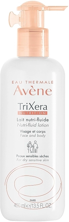 Avene Легкое питательное молочко для лица и тела Trixera Nutrition Nutri-Fluid Lotion - фото N3