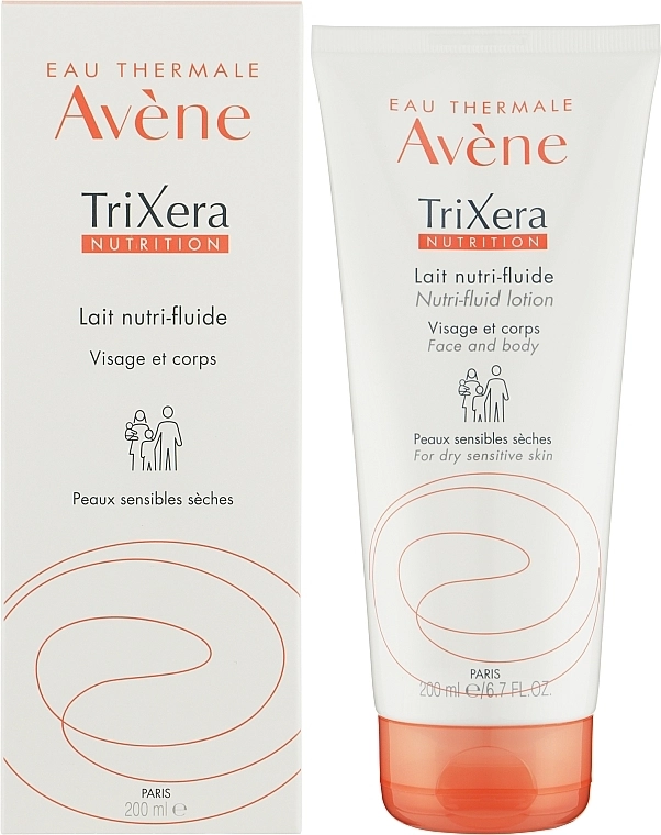 Avene Легке живильне молочко Trixera Nutrition Nutri-Fluid Lotion - фото N2