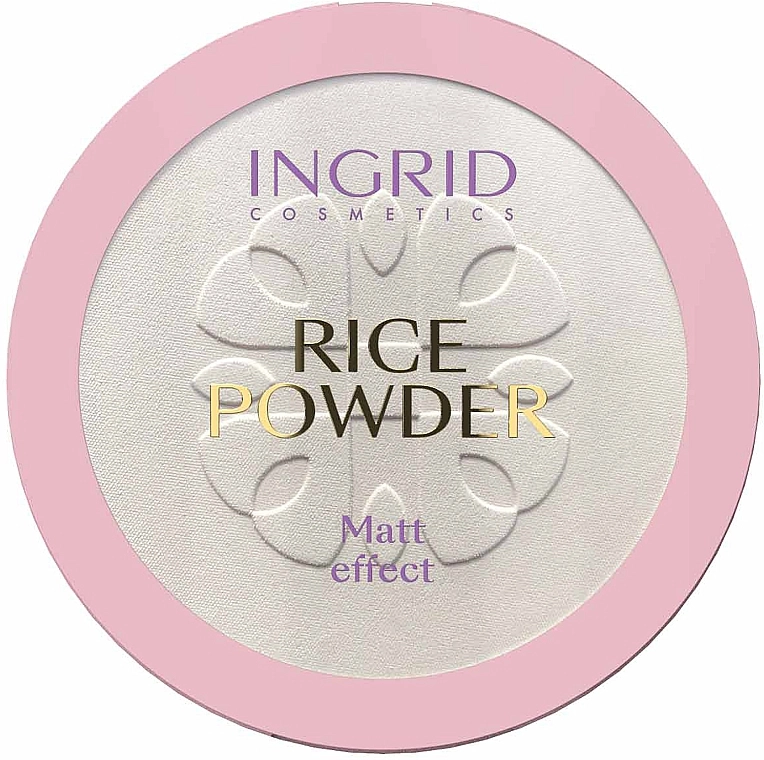 Ingrid Cosmetics Professional Rice Powder Компактна рисова пудра - фото N1