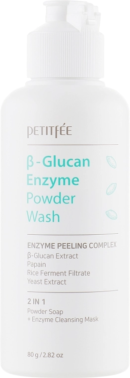 PETITFEE & KOELF Ензимна пудра з бета-глюканом для вмивання Petitfee&Koelf Beta-Glucan Enzyme Powder Wash - фото N1