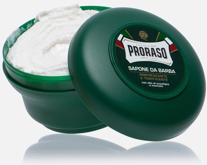 Proraso Тонізуюче мило з екстрактом евкаліпта і ментолом для гоління Green Line Refreshing Soap - фото N1
