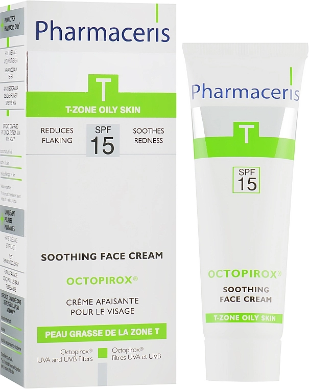 Pharmaceris Крем заспокоюючий роздратування шкіри обличчя T Octopirox Soothing Cream - фото N4