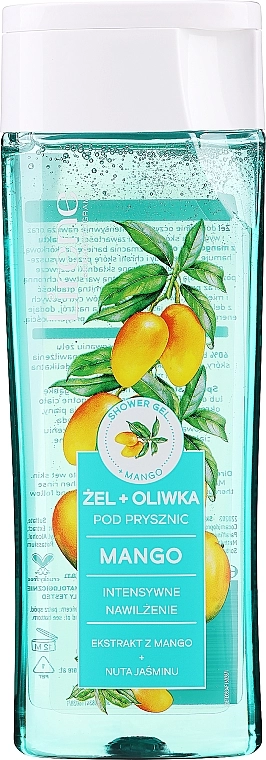 Lirene Гель для душа со смягчающим воском манго Oil Shower Gel With Mango - фото N1