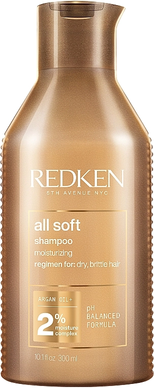Redken Смягчающий шампунь для волос All Soft Shampoo - фото N1