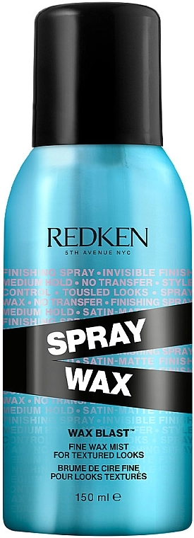 Redken Текстурирующий спрей-воск для завершения укладки волос Spray Wax - фото N1
