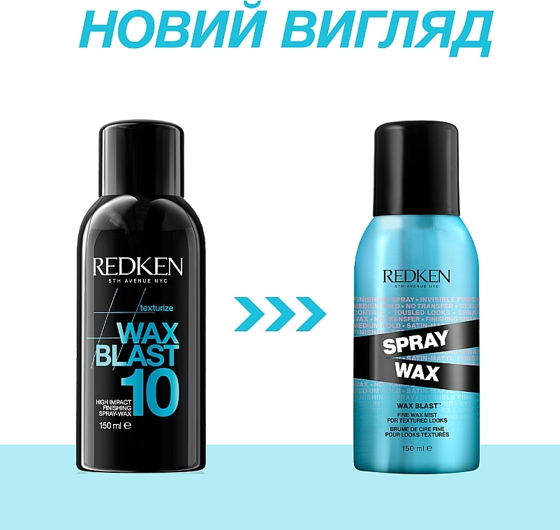 Redken Текстуруючий спрей-віск Spray Wax - фото N4