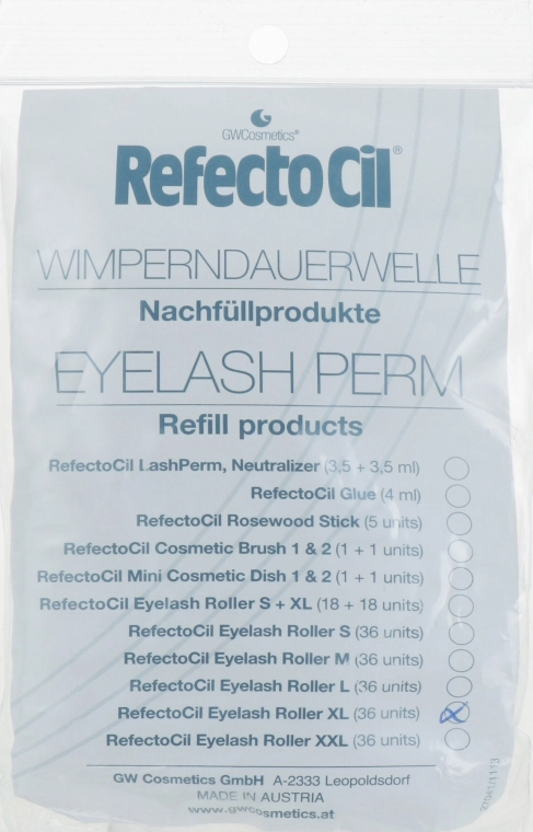 RefectoCil Валики для завивки ресниц, XL - фото N1