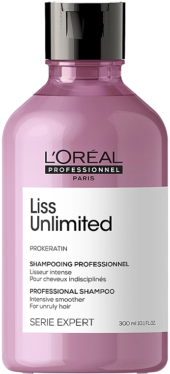 L'Oreal Professionnel Шампунь з кератином для сухого та неслухняного волосся Serie Expert Liss Unlimited Prokeratin Shampoo - фото N1