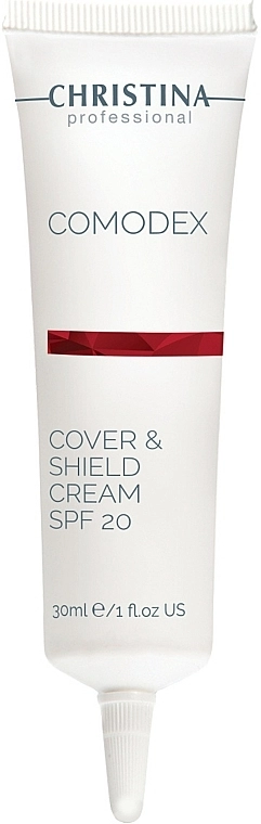 Захисний крем з тонуючим ефектом для обличчя - Christina Comodex Cover&Shield Cream SPF20, 30ml - фото N1