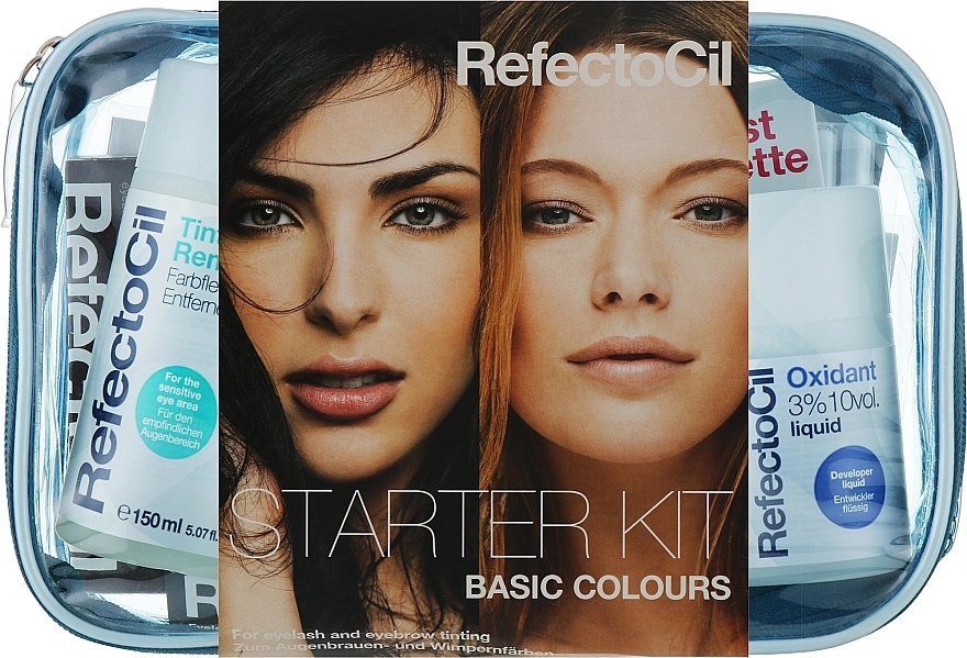 RefectoCil Стартовый набор для окрашивания с классическими цветами Basic Colours - фото N1