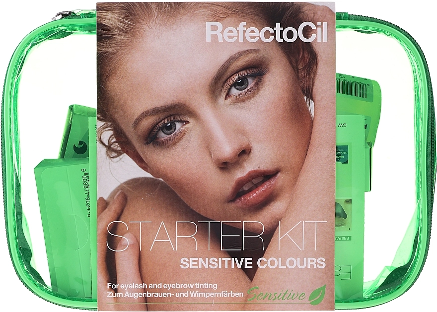 RefectoCil Стартовый набор для окрашивания для чувствительной кожи Sensitive Colours (dye/3x15ml + developer/gel/60ml + tint/remover/150ml + artist/palette + pads + folder) - фото N1
