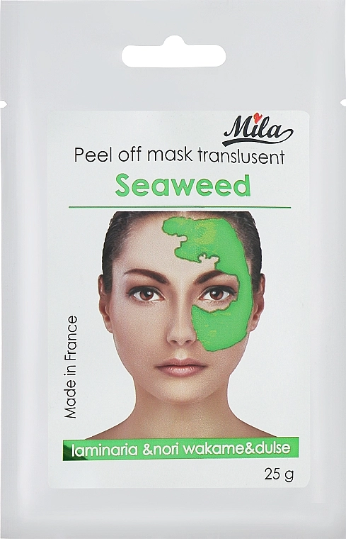 Mila Маска альгінатна напівпрозора порошкова "Комплекс водоростей" Translucent Peel Off Mask Seaweed - фото N1