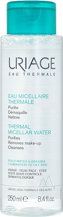 Uriage Міцелярна вода для жирної та комбінірованої шкіри Eau Micellaire Thermale - фото N1
