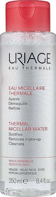 Uriage Міцелярна вода для шкіри, схильної до почервонінь Eau Micellaire Thermale - фото N1