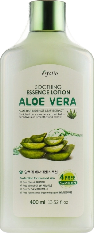 Esfolio Успокаивающий лосьон с алоэ Aloe Vera Soothing Essence Lotion - фото N1