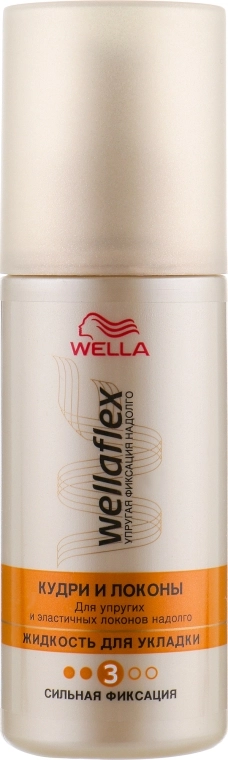 WELLA Жидкость для укладки "Кудри и локоны" сильной фиксации Wellaflex - фото N1