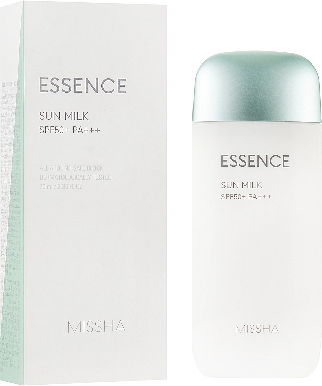 Missha Сонцезахисна есенція для обличчя All-around Safe Block Essence Sun Milk SPF50+/PA+++ - фото N1