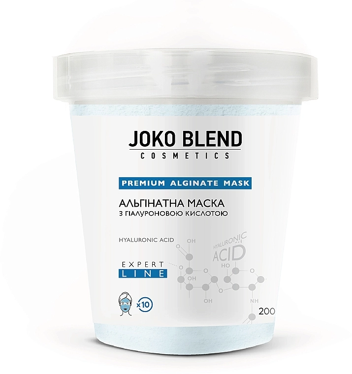 Альгінатна маска з гіалуроновою кислотою - Joko Blend Premium Alginate Mask, 200 г - фото N1