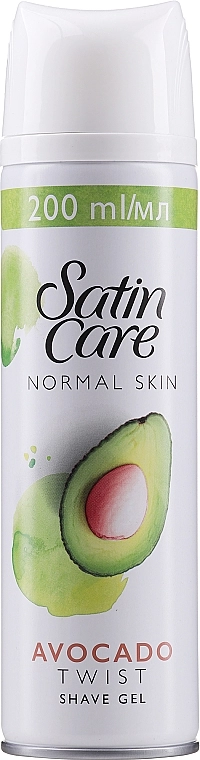 Gillette Гель для гоління Satin Care Avocado Twist Shave Gel for Woman - фото N1