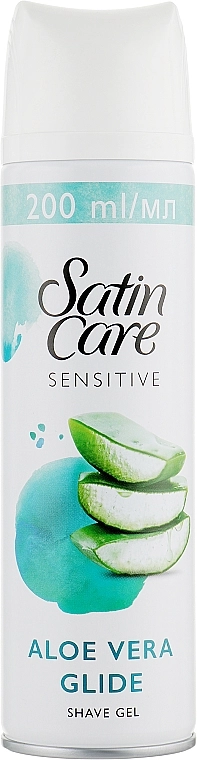 Gillette Гель для бритья для чувствительной кожи Satin Care Sensitive Skin Shave Gel for Woman - фото N1