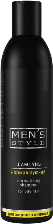 Чоловічий нормалізувальний шампунь - Profi Style Men's Style Normalizing Shampoo, 250 мл - фото N2